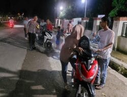 Mencegah terjadinya tawuran dan kasus 3C serta guankamtibmas lainnya Polsek Bolo Polres Bima Polda NTB melaksanakan Razia dan Sweeping.