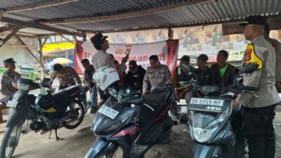 Polres Lombok Barat Gelar Penyuluhan Kamtibmas di Pasar Gerung