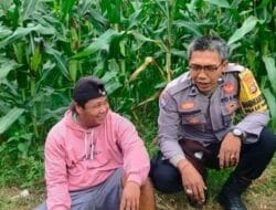 Kunjungan Bhabinkamtibmas di Dusun Penyeleng Dorong Produktivitas Petani
