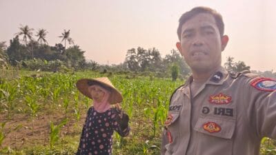 Petani Penimbung Dapat Dukungan Polsek Lembar untuk Tingkatkan Produksi