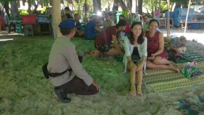 Pantai Senggigi Aman, Polairud Rutin Lakukan Patroli