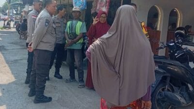 Polres Lombok Barat Intensifkan Patroli Kamtibmas di Simpang Empat Rumak