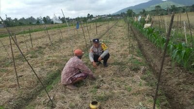 Polsek Kuripan Dorong Inisiatif Pangan Lokal Lewat Sosialisasi ke Warga Desa Jagaraga