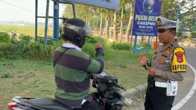 Sat Lantas Lombok Barat Fokuskan Operasi Patuh Rinjani di Bundaran Penas