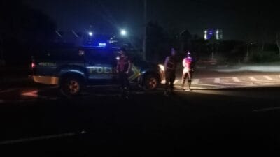 KRYD Polres Lombok Barat Jaga Kamtibmas Lewat Patroli Blue Light