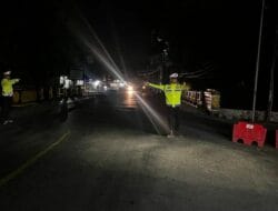 Satlantas Polres Bima Kerahkan Personel Sisir Titik Rawan dan Cegah Pelanggaran di Malam Hari