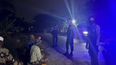 Patroli Malam Intensif Polres Lombok Barat Amankan Kecamatan Kuripan dari 3C dan Balap Liar