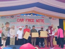 Pemda dan Polres Lombok Barat Gelar CFD di Gerung, Warga Tumpah Ruah di Jalan