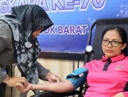 Bakti Sosial Donor Darah Polres Lombok Barat, Puluhan Kantong Siap Salurkan Harapan Hidup