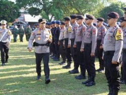 Kapolda NTB Pimpin Apel Gelar Pasukan Ops Mandalika Rinjani 2025, Target Zero Insiden MotoGP