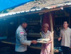 Polsek Sekotong Perkuat Silaturahmi Lewat Program Nutrisi Mantap di Desa Cendi Manik