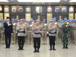 Kapolri Lepas Satgas FPU 7 MINUSCA dalam Misi Perdamaian PBB di Afrika Tengah