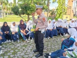 Operasi Zebra 2025, Satlantas Lobar Gencarkan Sosialisasi Kamseltibcar