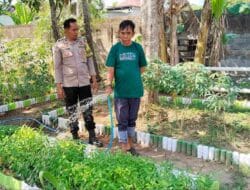 Dukung Ketahanan Pangan, Polsek Lembar Pantau Kendala Petani