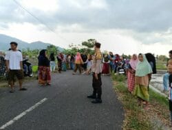 Sukses, Polsek Kuripan Kawal Nyongkolan Meriah Warga