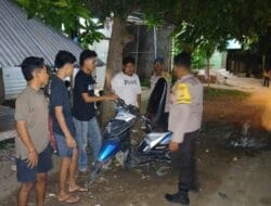 Meminimalisir Kasus 3C dan Balapan Liar, Polsubsektor Palibelo Patroli KRYD Hingga Dini Hari