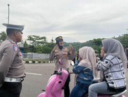 Cegah Kemacetan dan Minimalisir Aksi Kejahatan di Jam Sibuk Pamata Polres Bima Gelar Rawan Sore