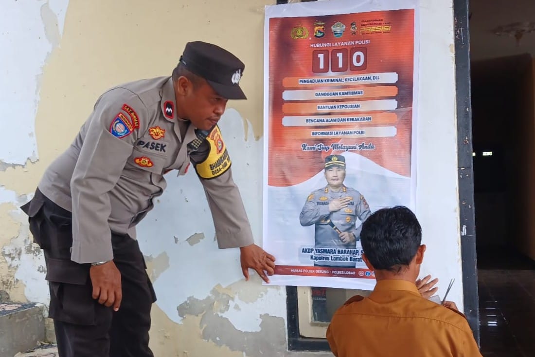 Call Center 110, Langkah Polsek Gerung Wujudkan Polisi Responsif dan Modern