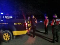 Patroli Blue Light Polres Lombok Barat Amankan Jalur Bypass BIL I