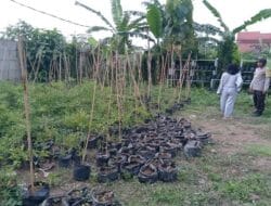 Bhabinkamtibmas Meninting Dorong Optimalisasi Lahan Pekarangan Rumah