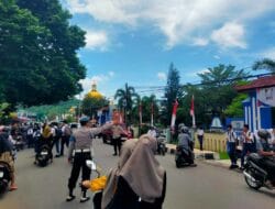 Cegah Laka Lantas, Polsek Gerung Fokus Pengamanan di Titik Rawan