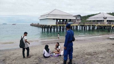 Polairud Lombok Barat Pastikan Sitkamtibmas Pesisir Senggigi Kondusif