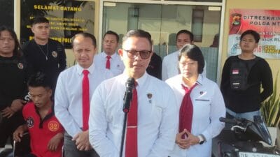 Dua Pelaku Curas Terhadap WNA di Jalur Pantai Pink Ditangkap Tim Puma Polda NTB