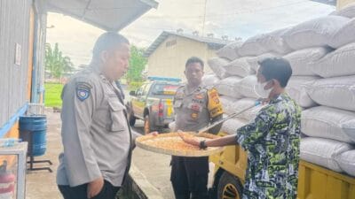 Sinergi Amankan Pangan: 7 Ton Jagung Petani Lobar Tiba di Gudang BULOG Mataram