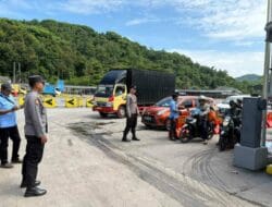 Polsek Kawasan Pelabuhan Lembar Pastikan Kelancaran Arus Lombok-Bali Jelang Libur Akhir Tahun