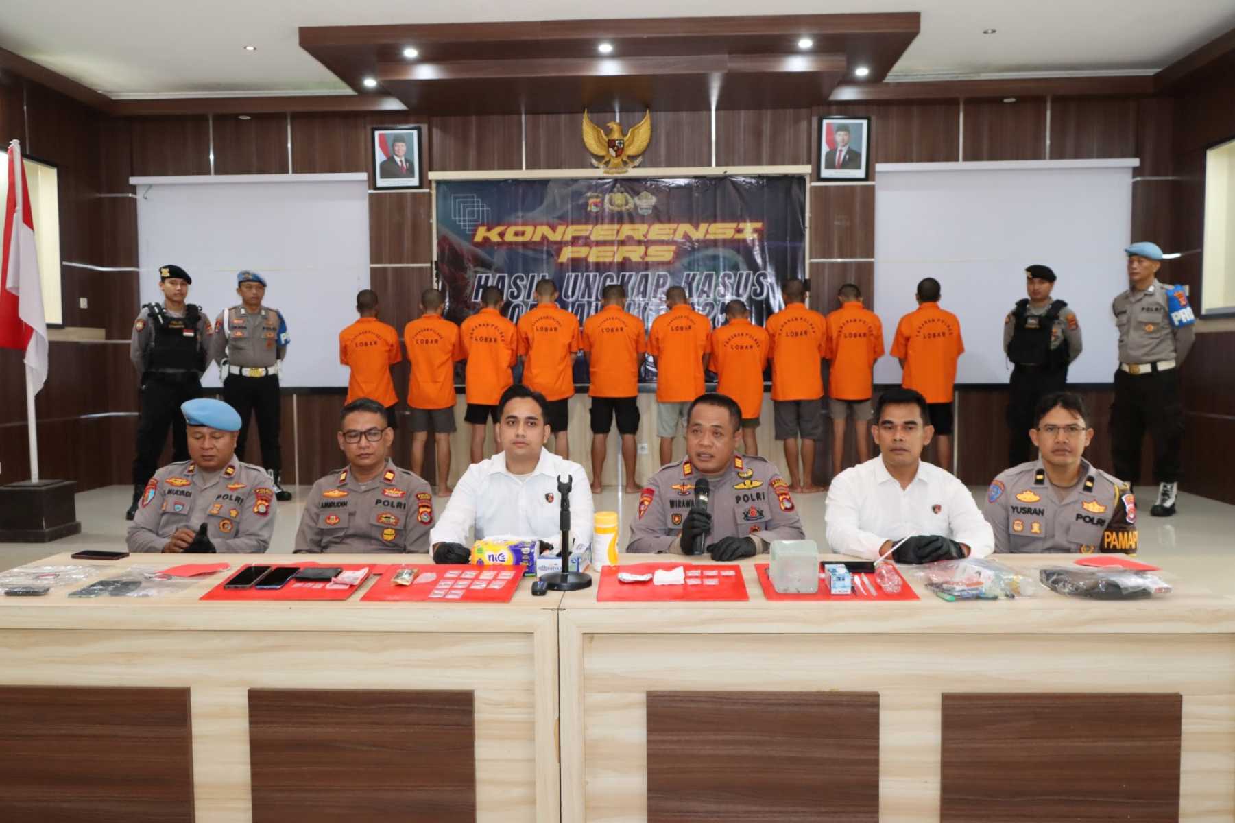 Narkoba di Lombok Barat, Polisi Amankan 17 Pelaku