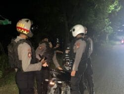 Zero Aksi Kriminalitas Menjelang Perayaan Natal dan Tahun Baru Satsamapta Polres Bima Pertebal Patroli KRYD