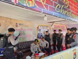 Kasat Samapta Polres Bima Pimpin Patroli Mobile Kewilayahan Untuk Menjamin Stabilitas Kamtibmas dipuncak Perayaan Natal