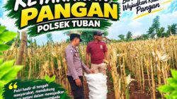 Polsek Tuban Dukung Ketahanan Pangan, Perkuat Sinergi Bersama Petani