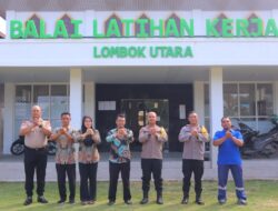 Dukung Program Polisi Peduli Pengangguran, Kapolres Lombok Utara dan Jajaran Sat Binmas Polres Lombok Utara Jalin Sinergi dengan UPTD BLK Lombok Utara
